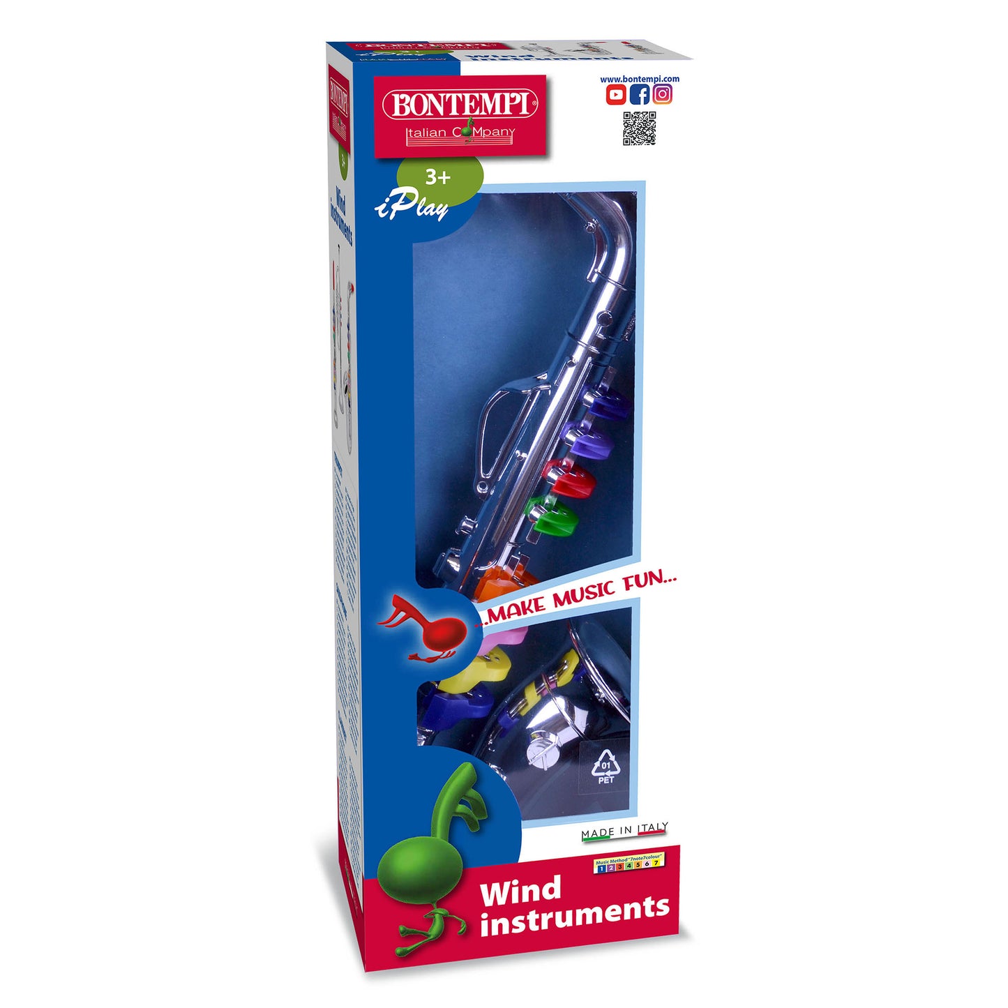 Silver Saxophone 8 keys 42cm