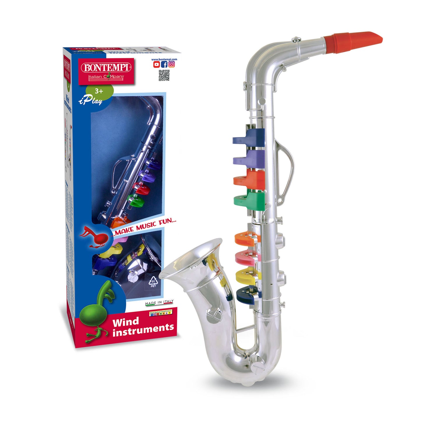 Silver Saxophone 8 keys 42cm