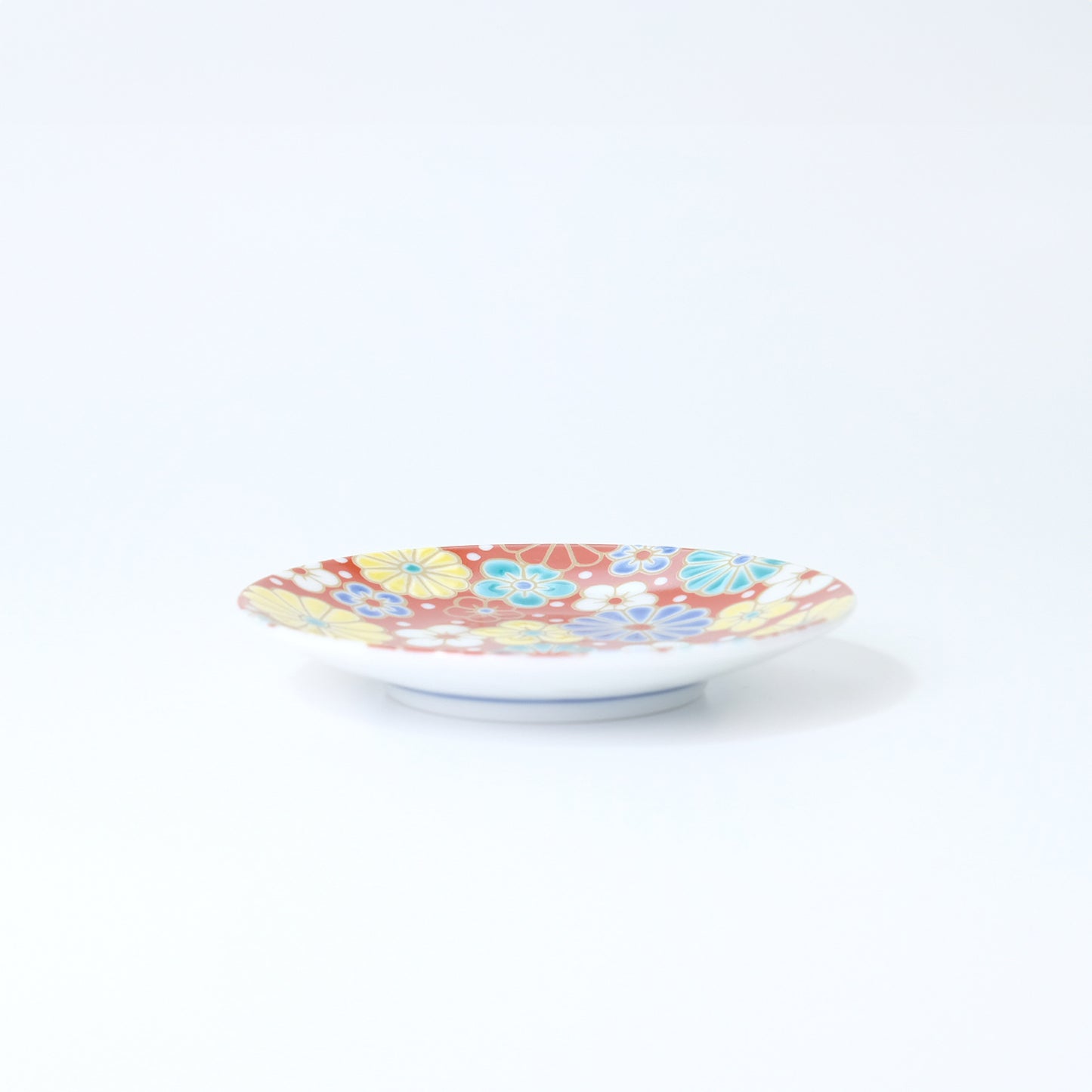 Kutani ware lucky small plate