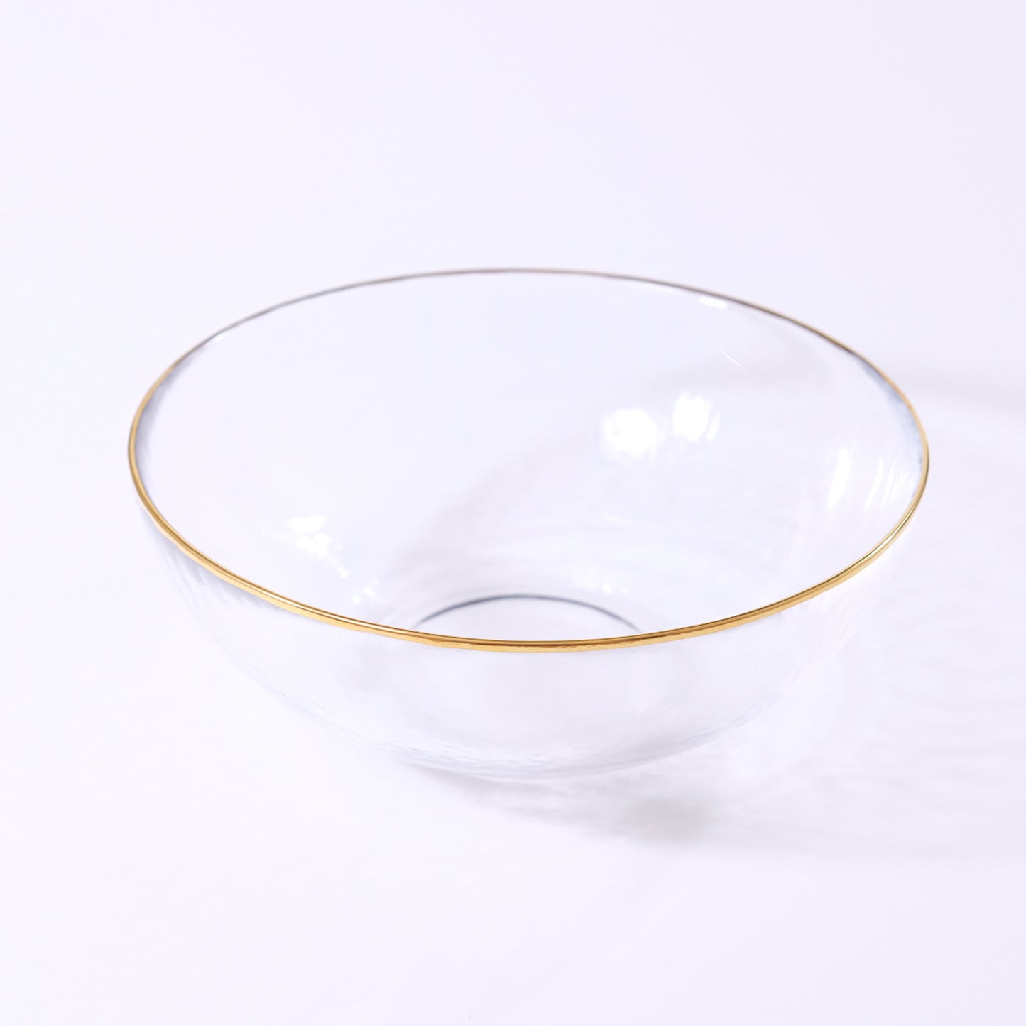 Gold-wrapped glass bowl 195 GOLD