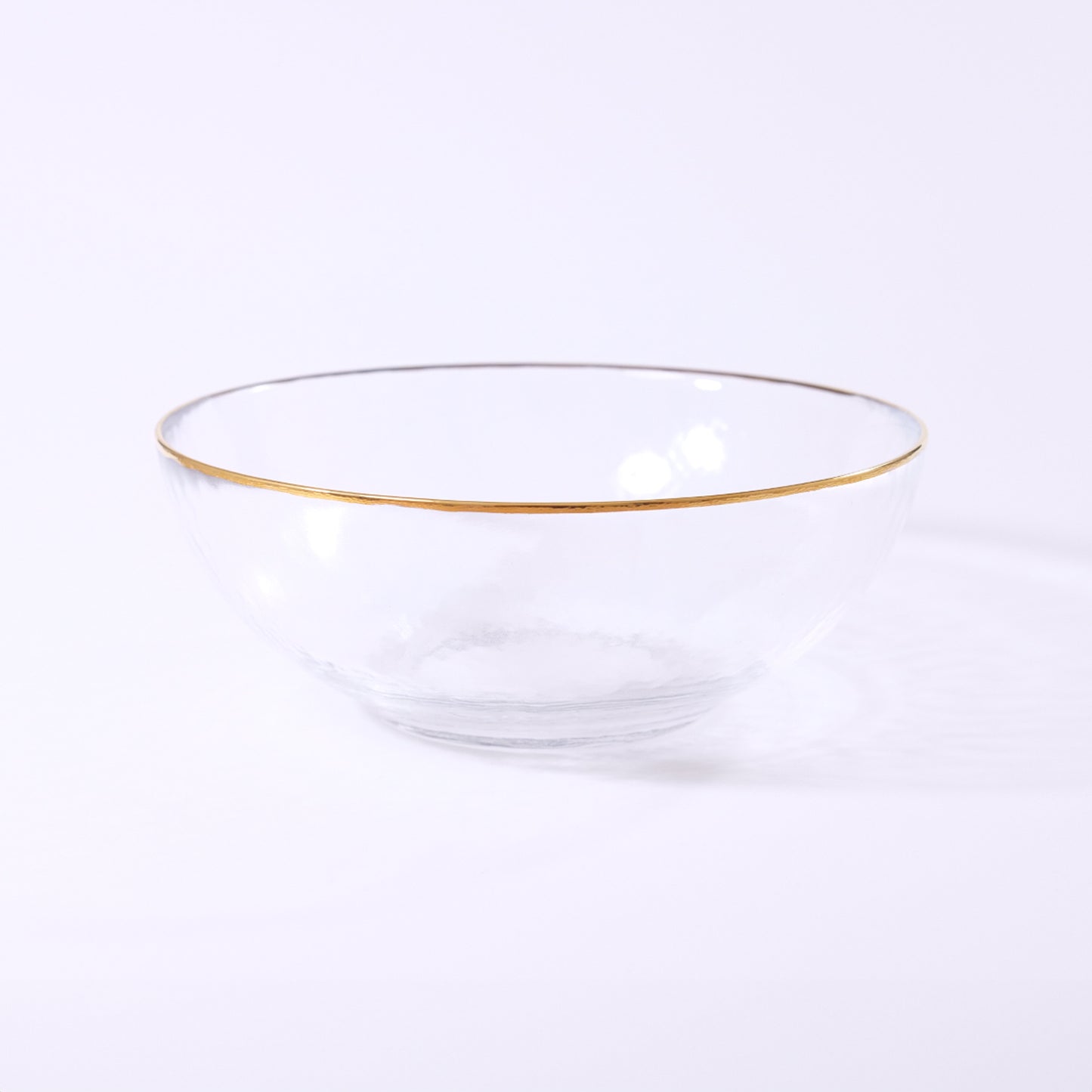 Gold-wrapped glass bowl 195 GOLD