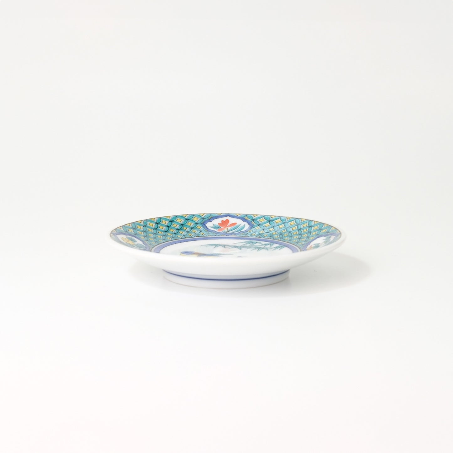 Kutani ware lucky small plate