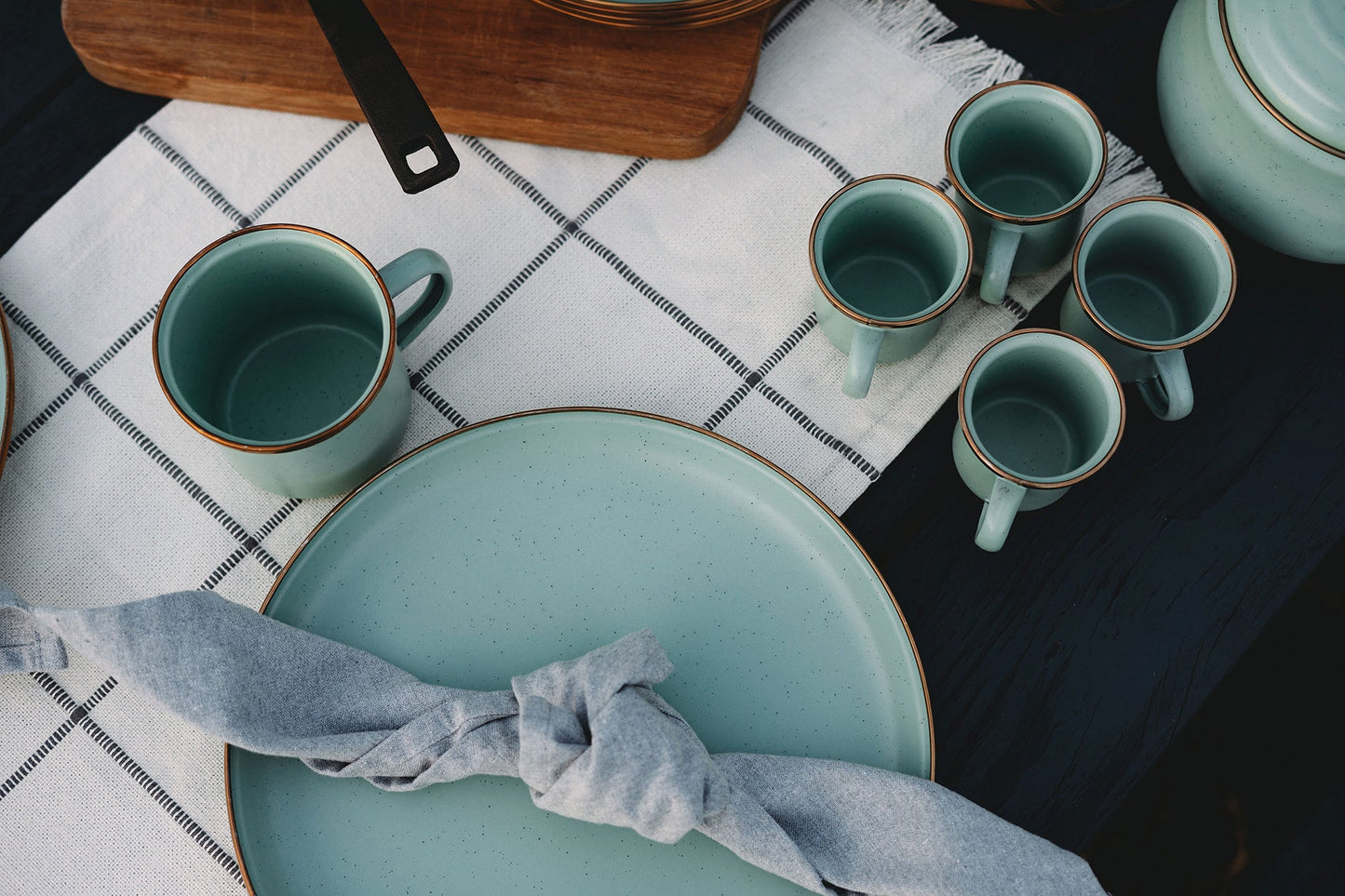 BBL Enamel Espresso Cups, Set of 2