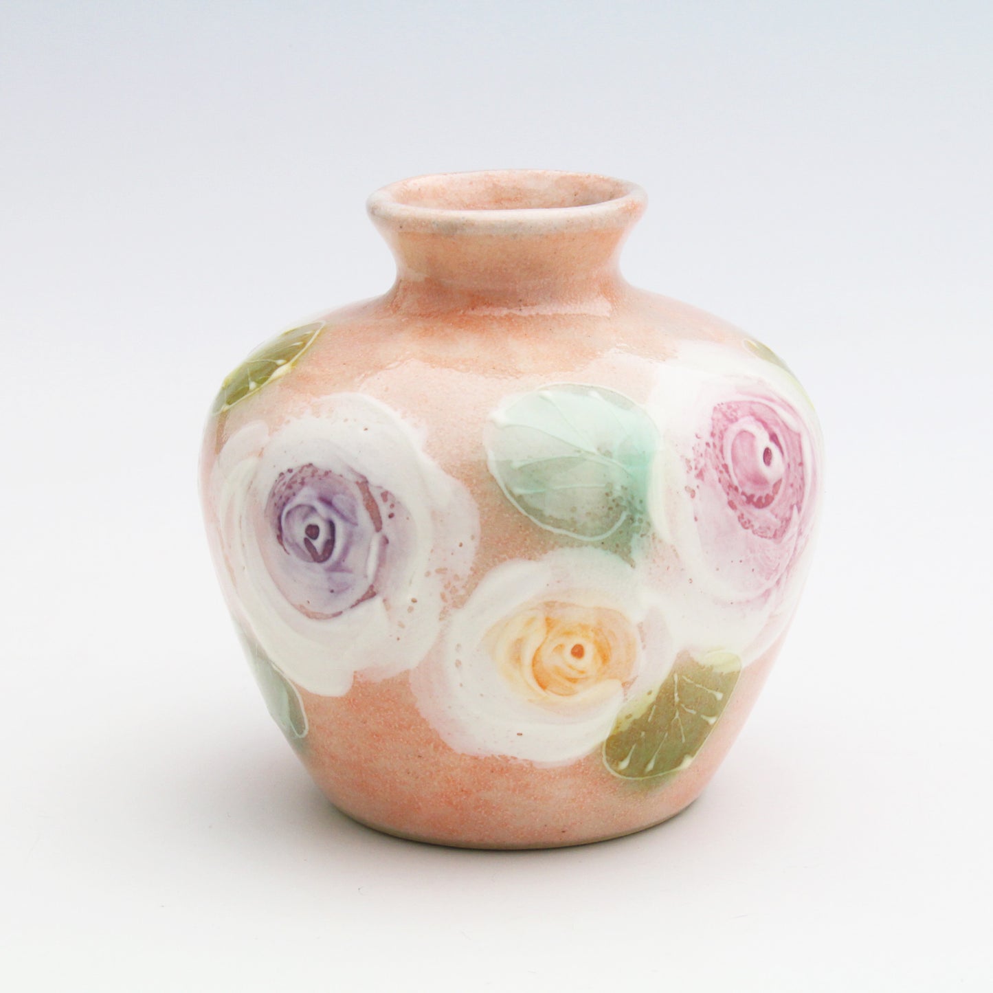 Small Vase - Colorful Rose Makeup