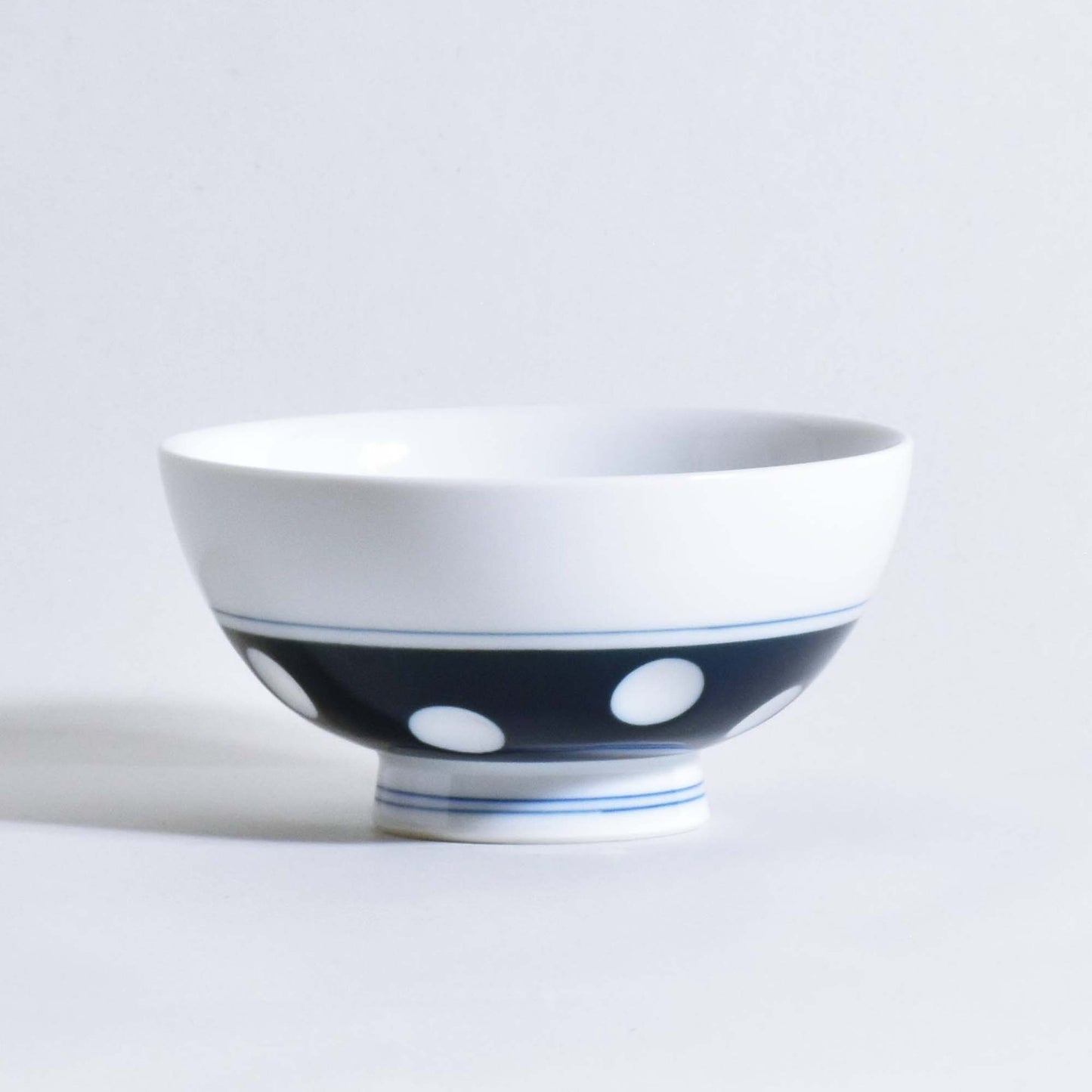 Polka dot rice bowl