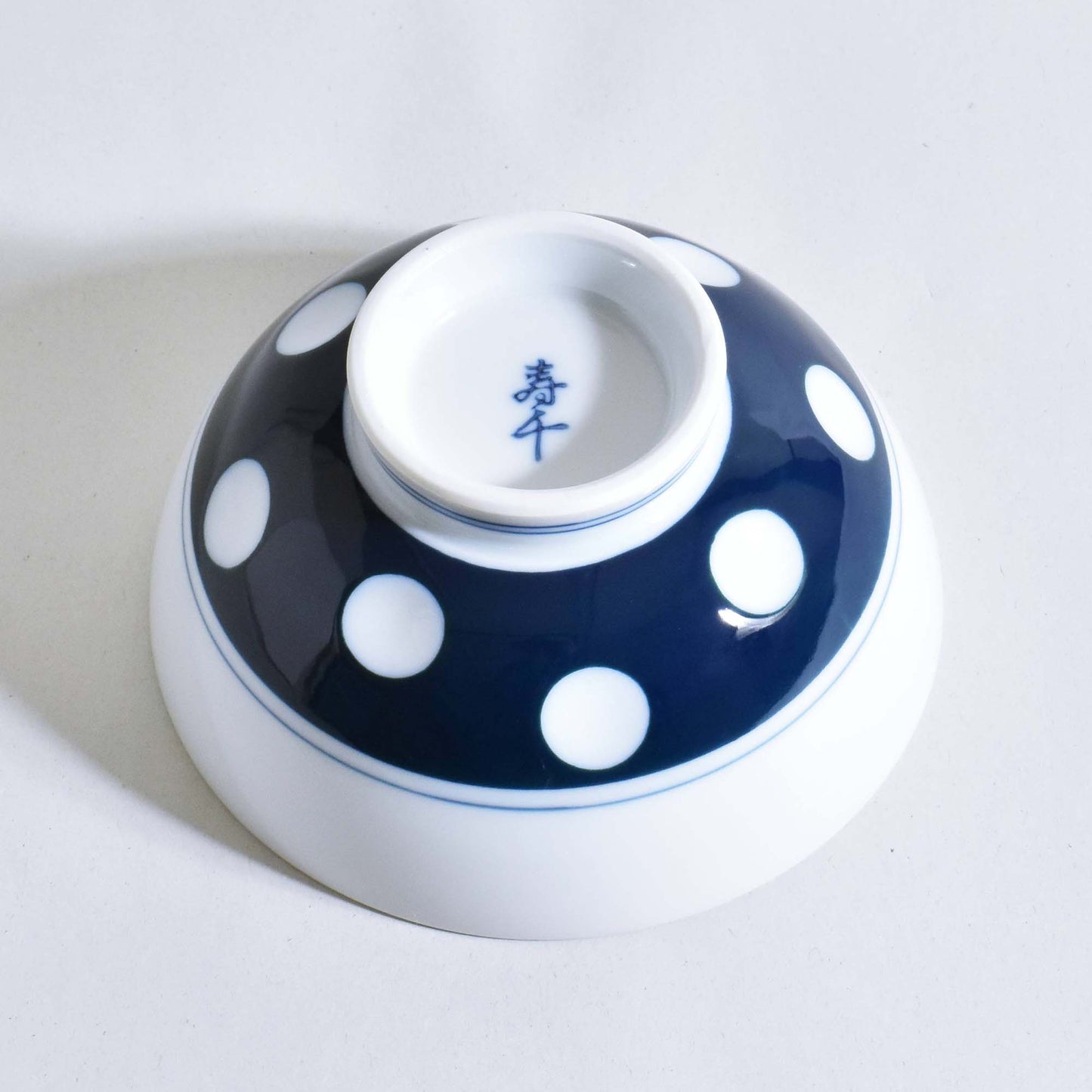 Polka dot rice bowl