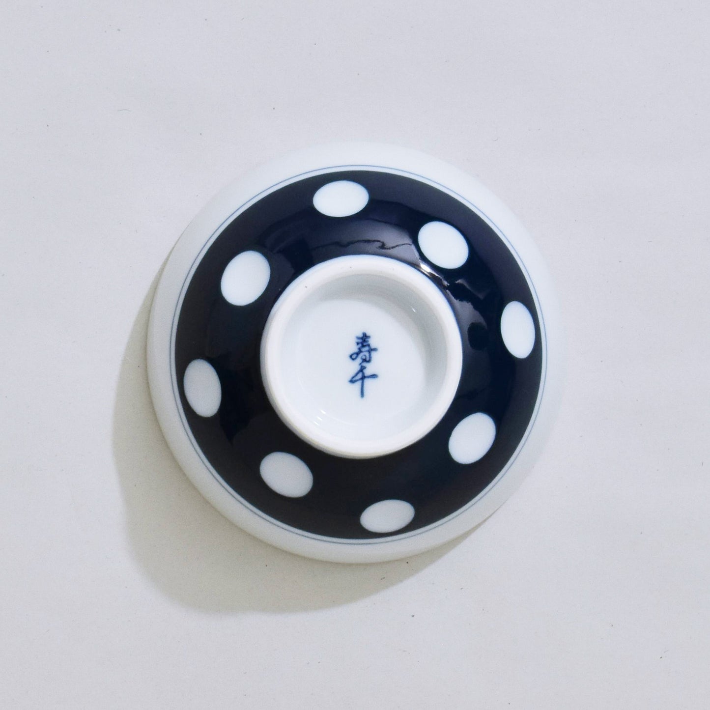 Polka dot rice bowl