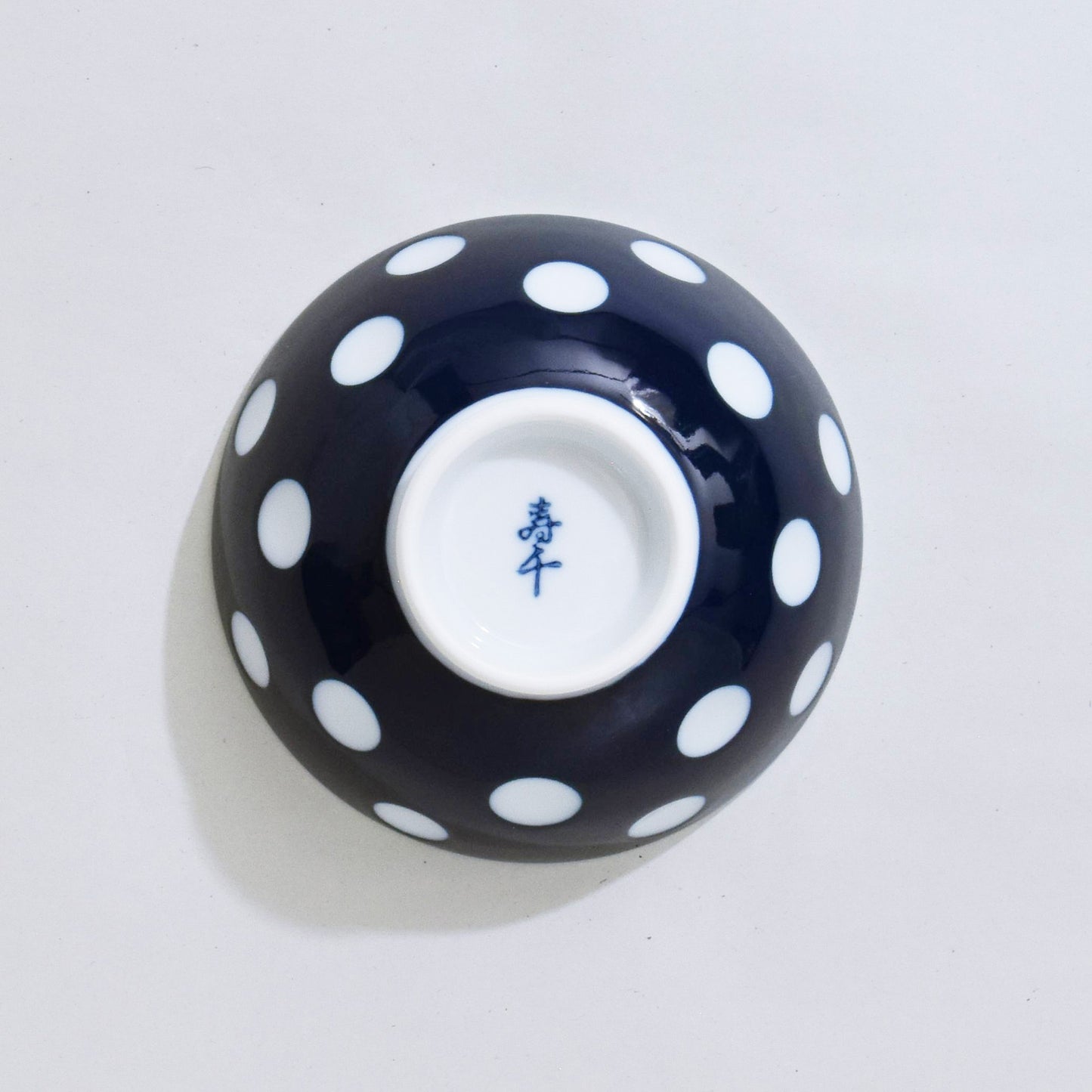 Polka dot rice bowl