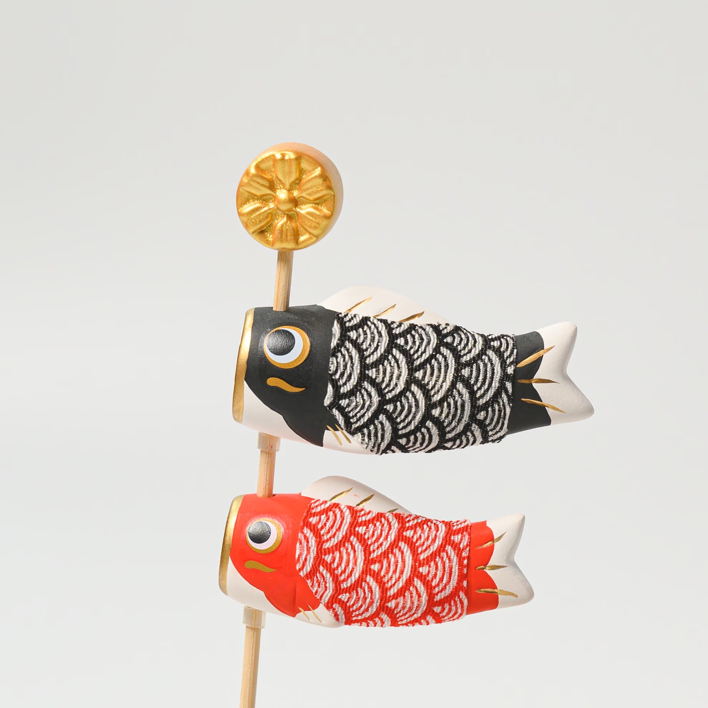 Colored crepe carp streamer decoration
