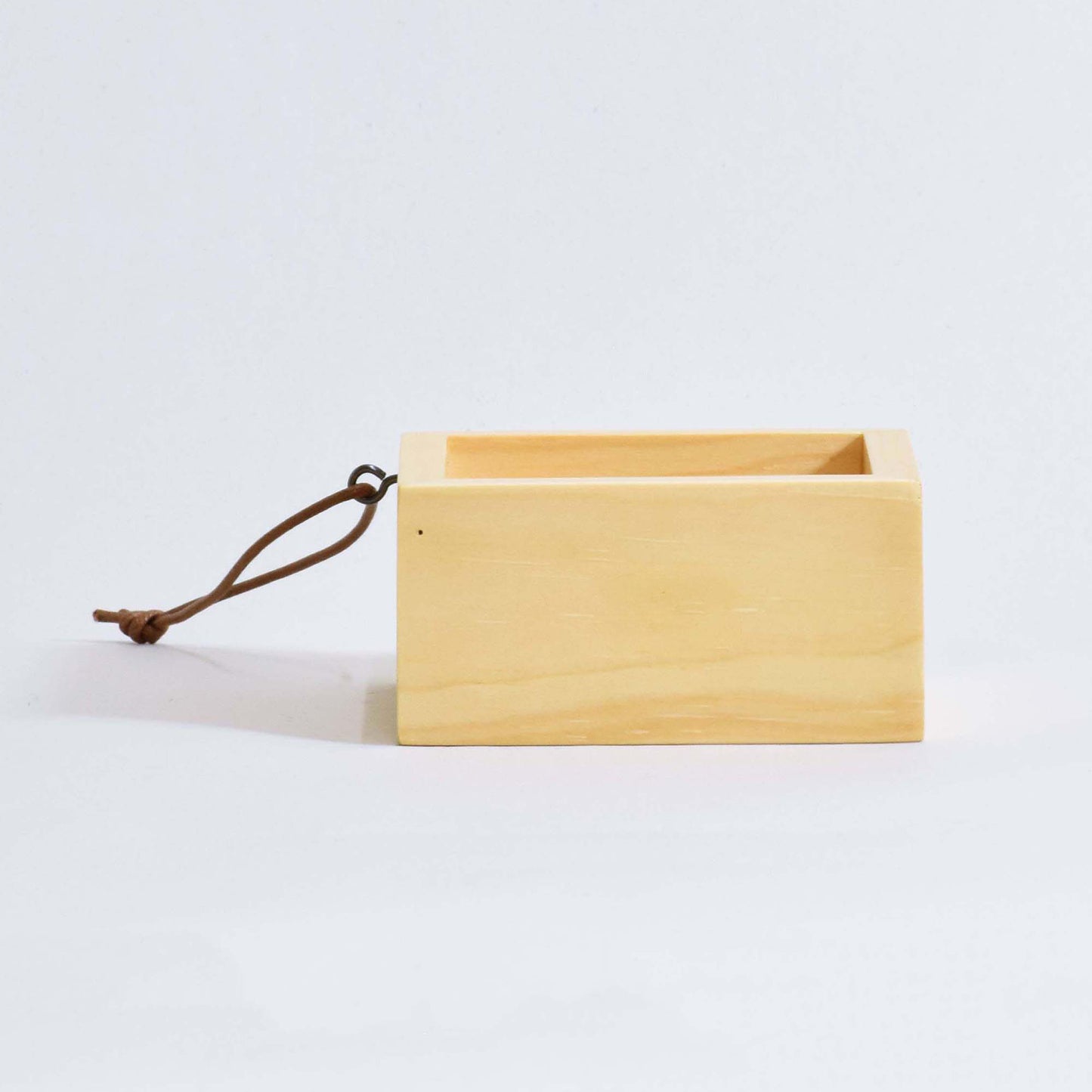 Natural wood rice measure, plain