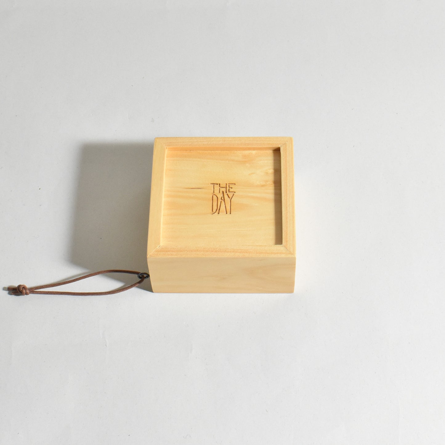 Natural wood rice measure, plain