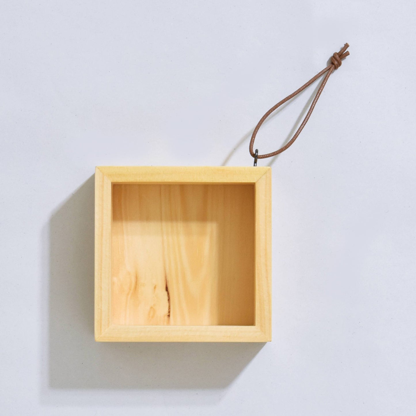 Natural wood rice measure, plain
