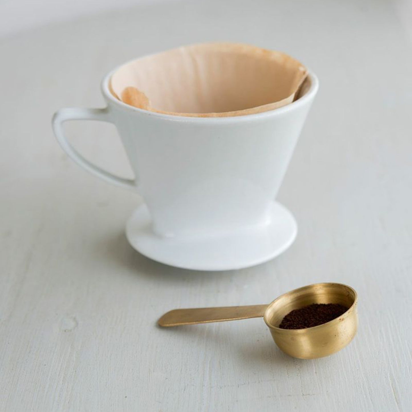 BRASS COFFEE MEASURE SPOON