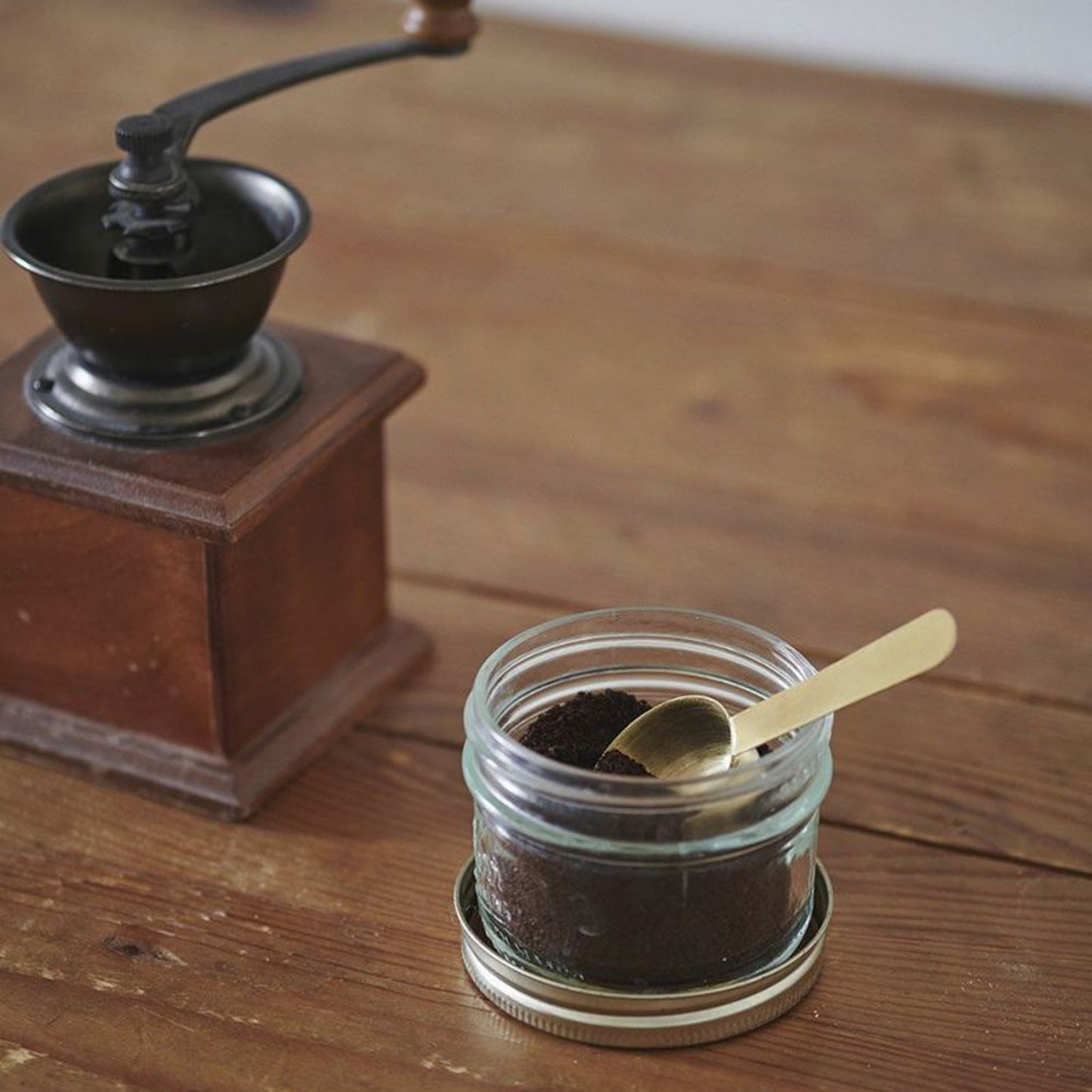 BRASS COFFEE MEASURE SPOON