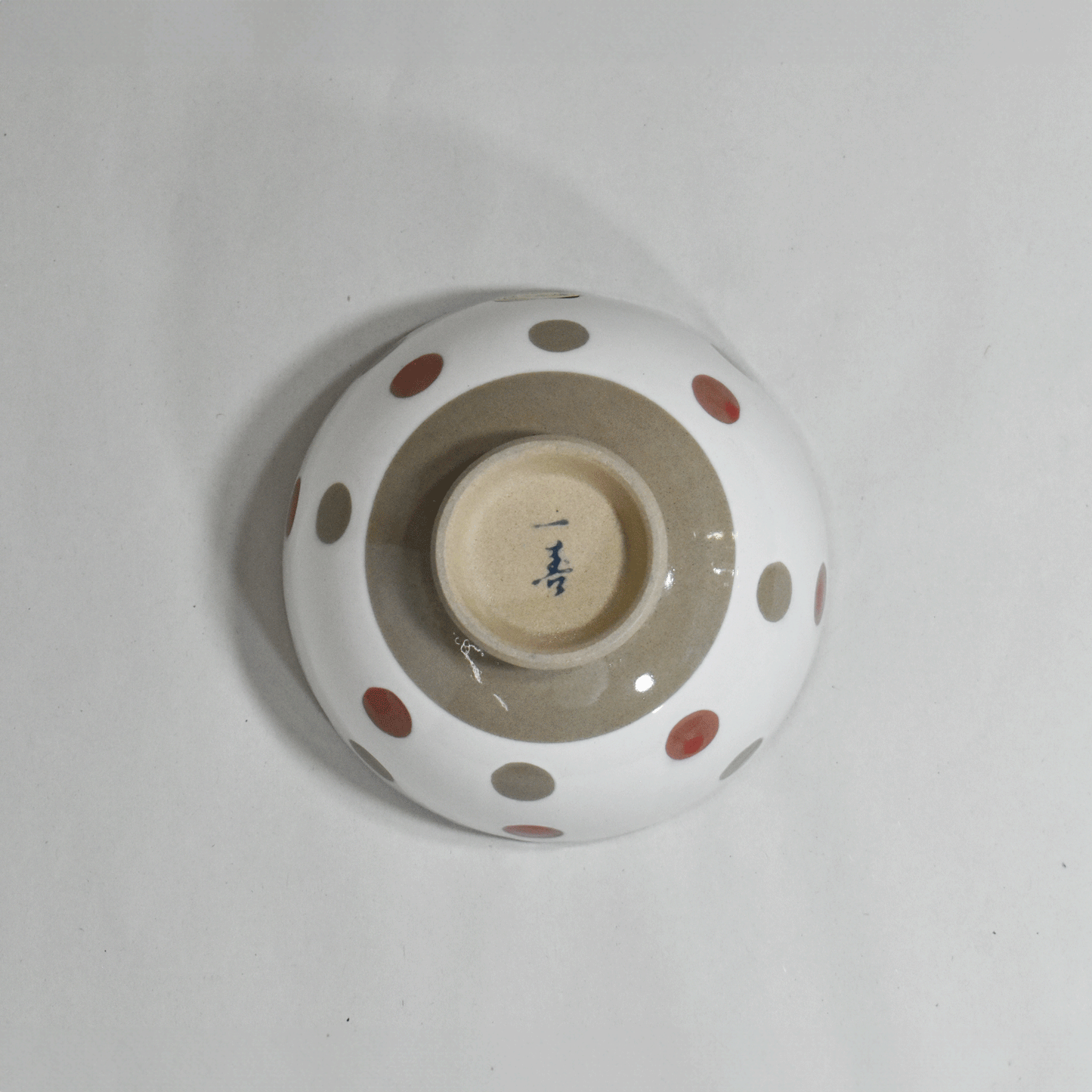 Polka dots inside and outside, lightweight 3.6 rice bowl