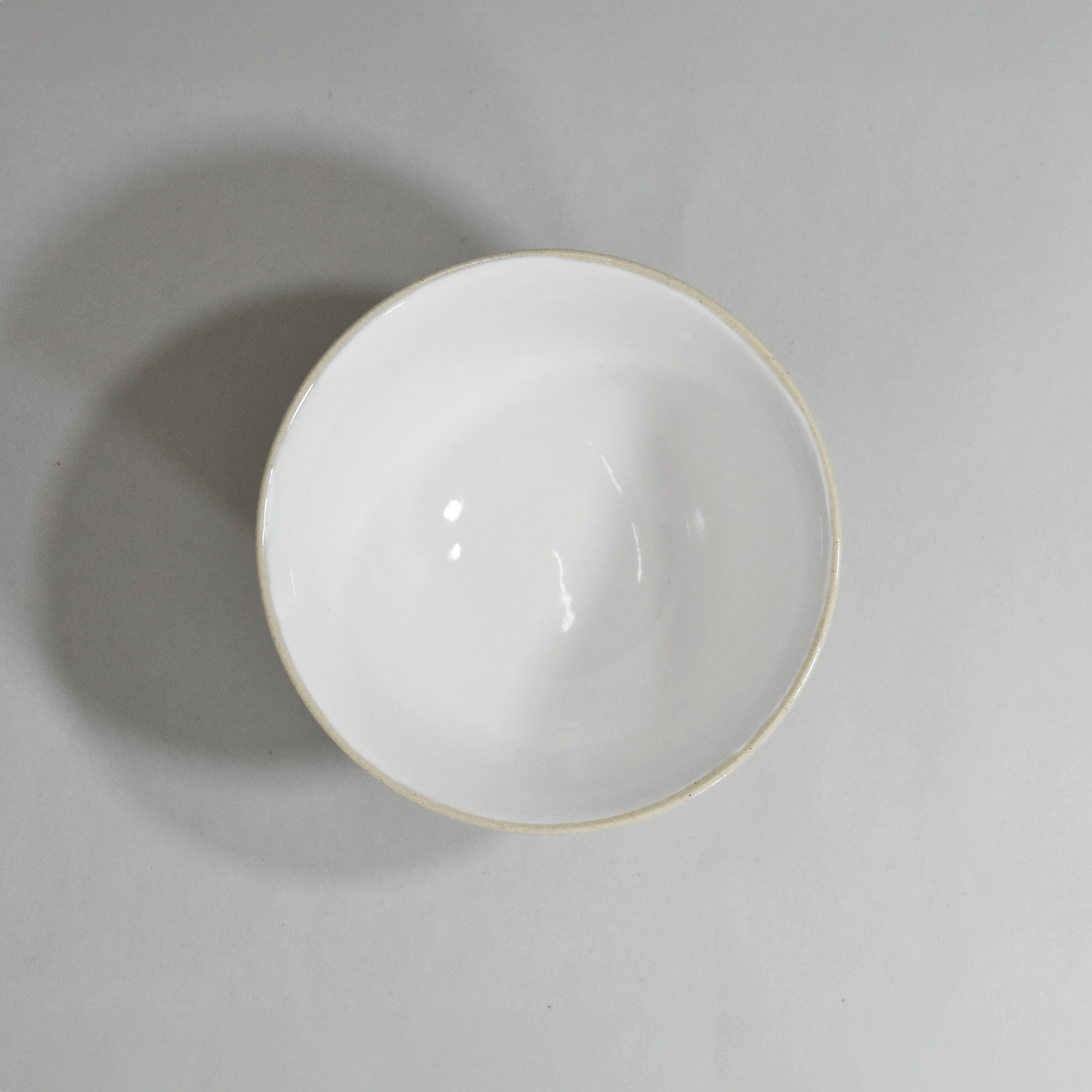 Fabric rice bowl, white