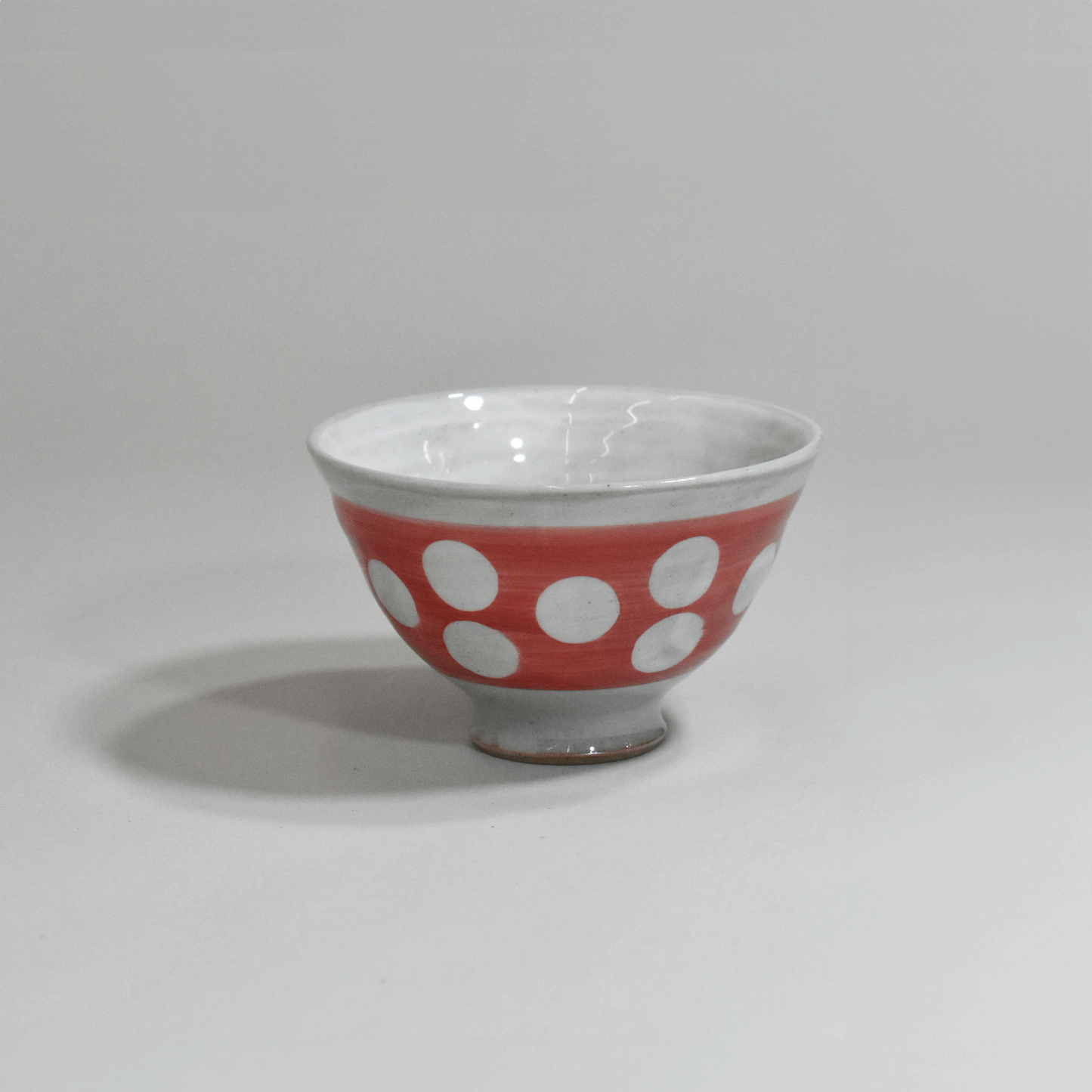 Polka dot romantic rice bowl