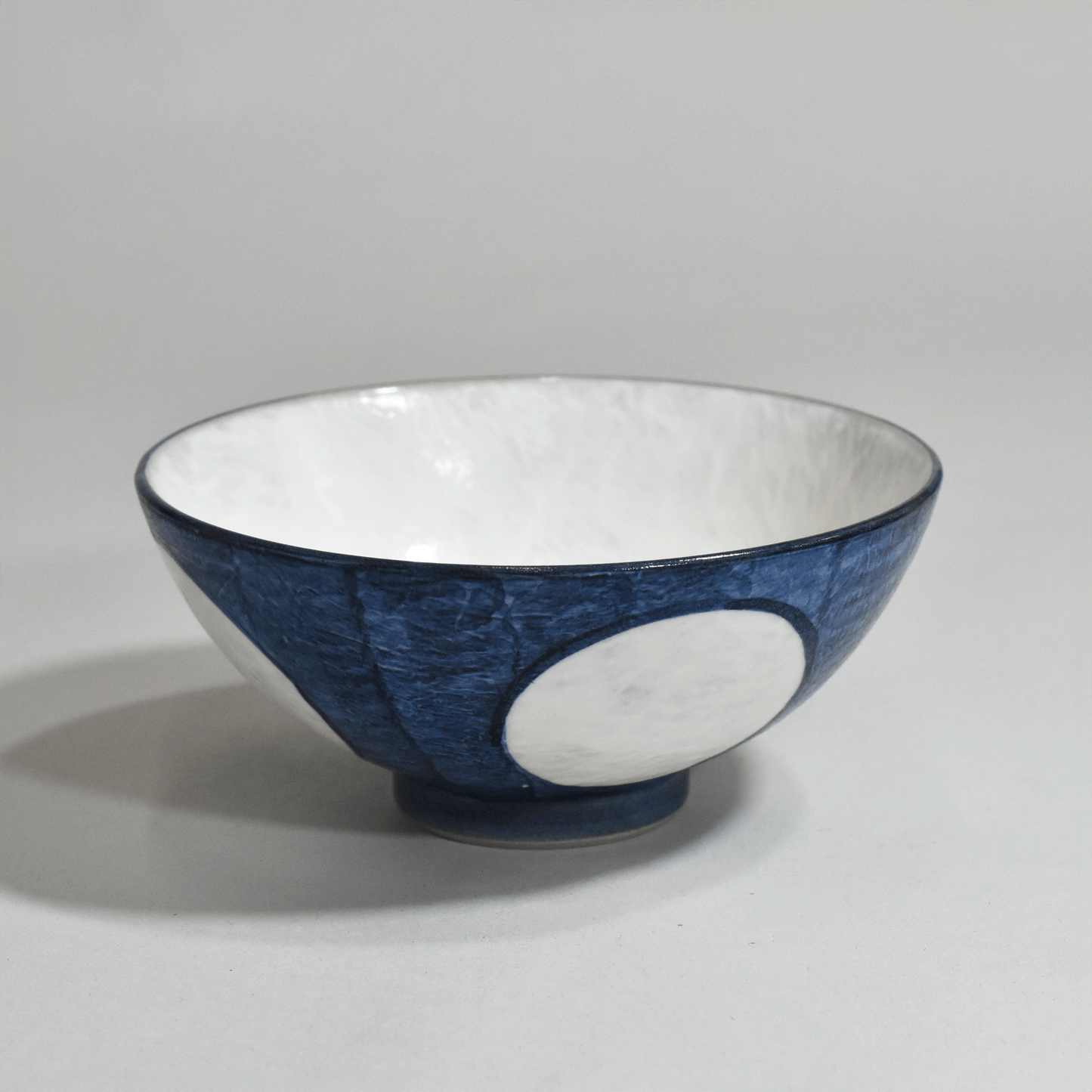 Circle Rice Bowl Large Blue