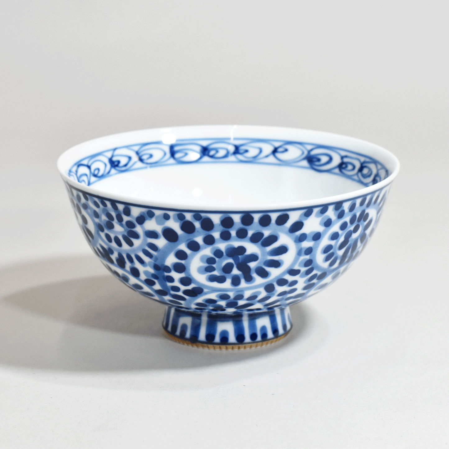 Longevity arabesque rice bowl