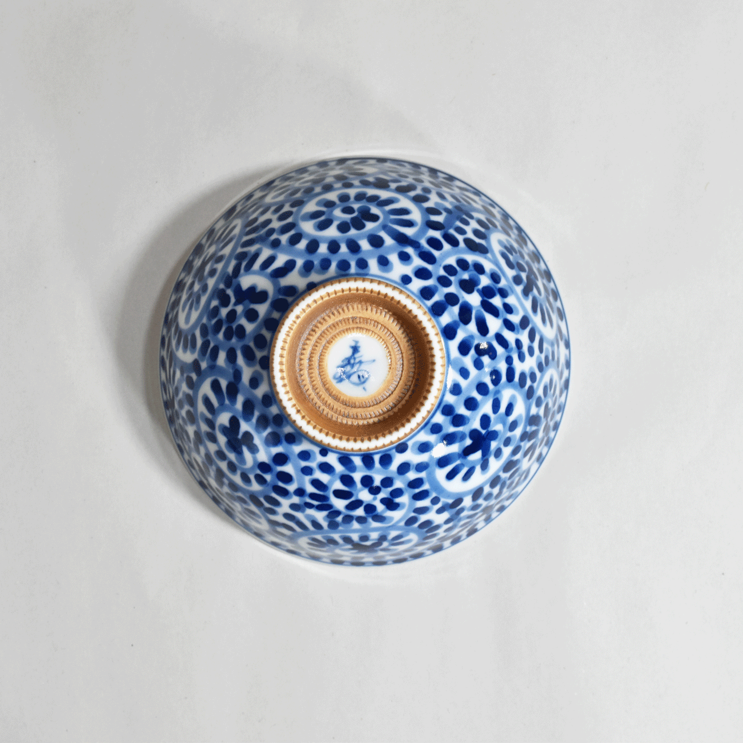 Longevity arabesque rice bowl