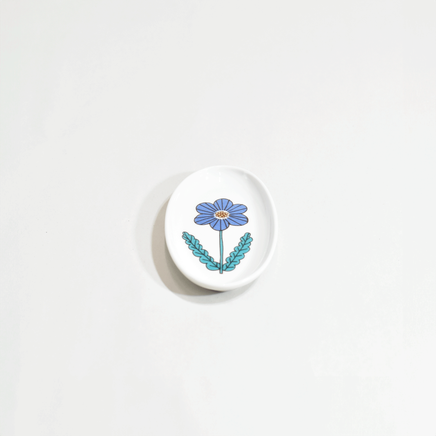 Single oval plate S