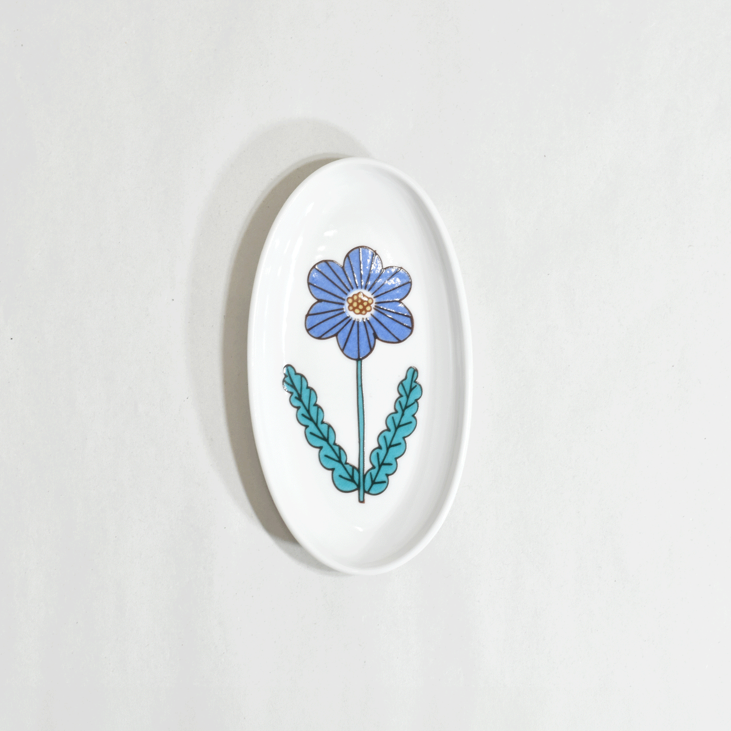 Single oval plate S