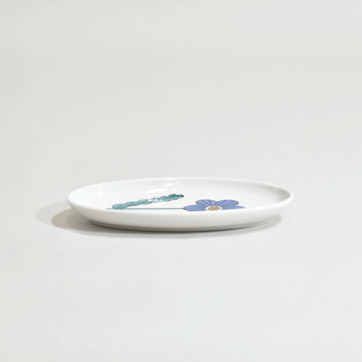 Single oval plate S