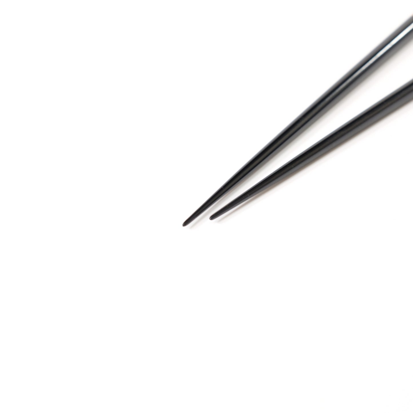 Thin, square chopsticks with cherry blossom lacquer