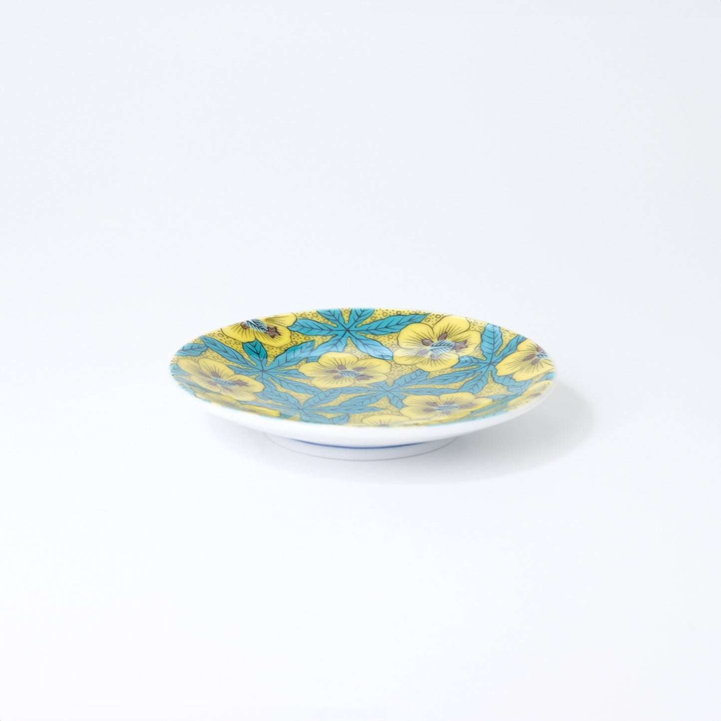 Kutani ware lucky small plate