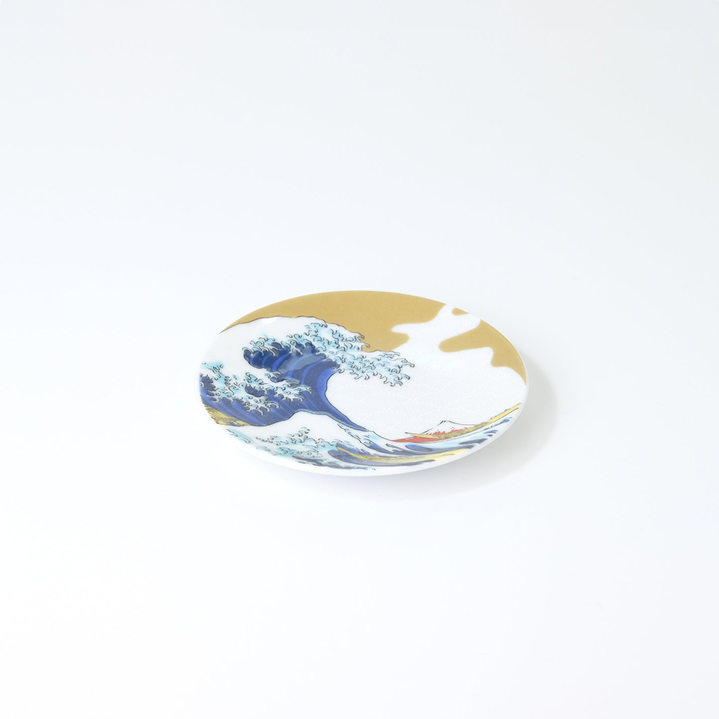 Kutani ware lucky small plate