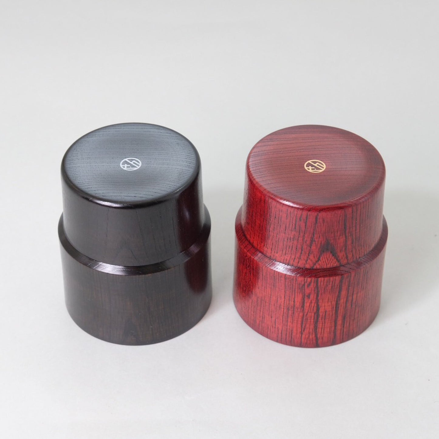 Genuine Zelkova Stacking Cups Pair