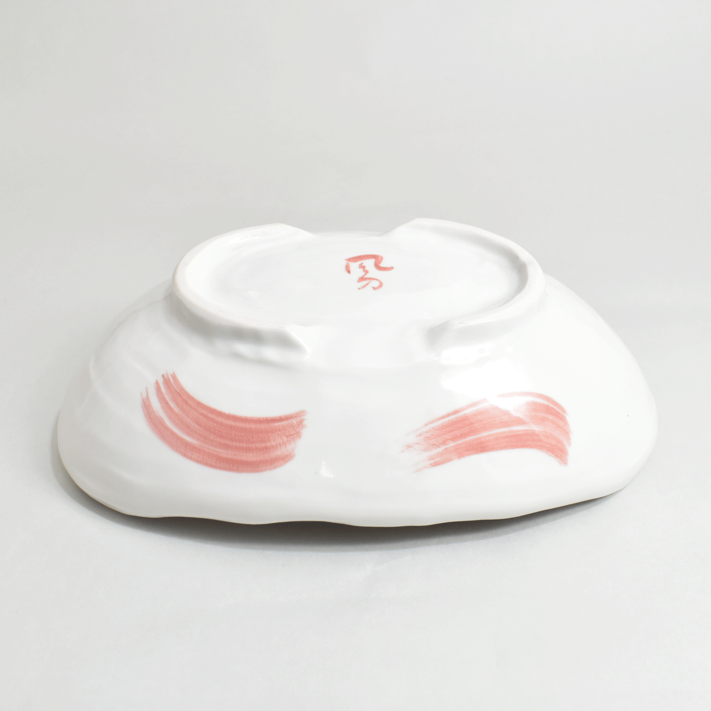 Happy Birthday Oval Plate Red