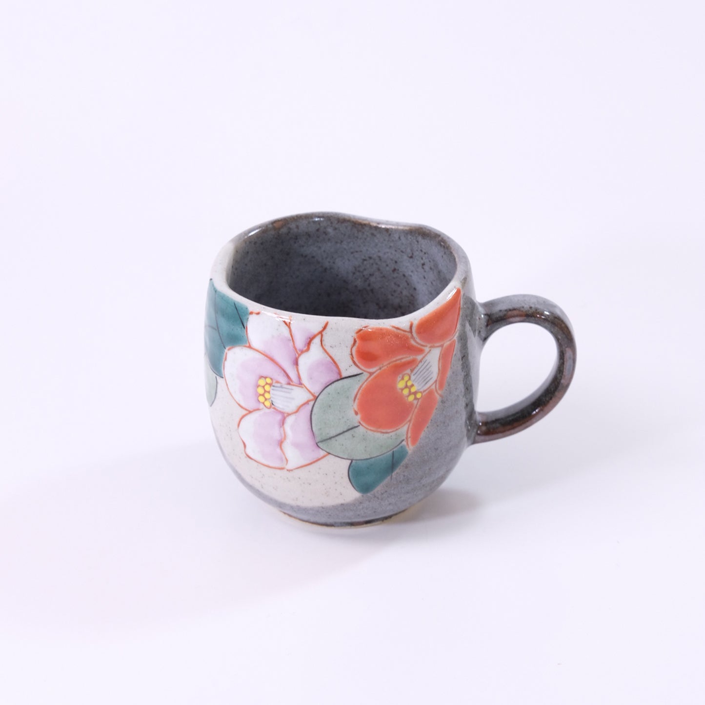 マグカップ 紅白椿