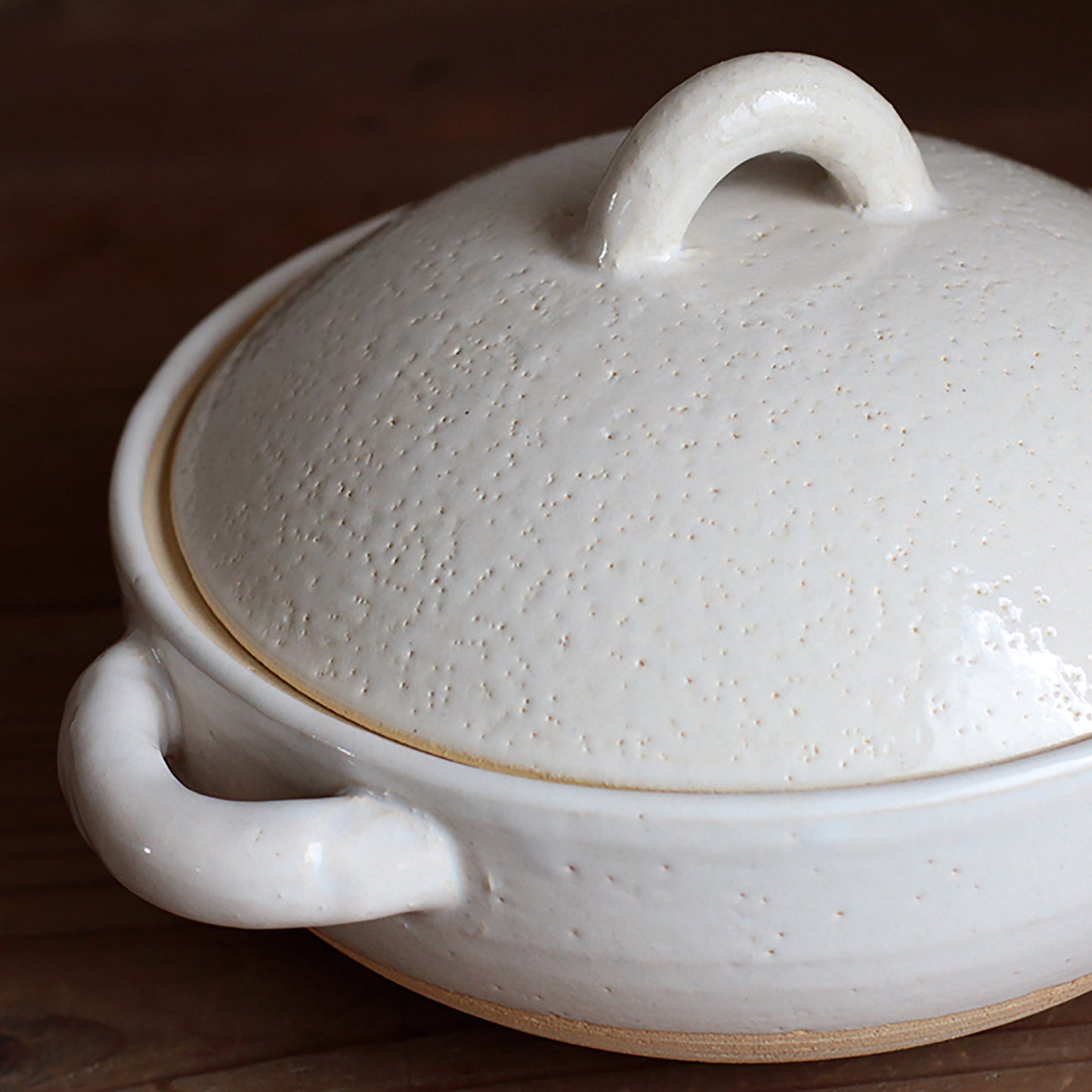 Iga clay pot No. 6 white