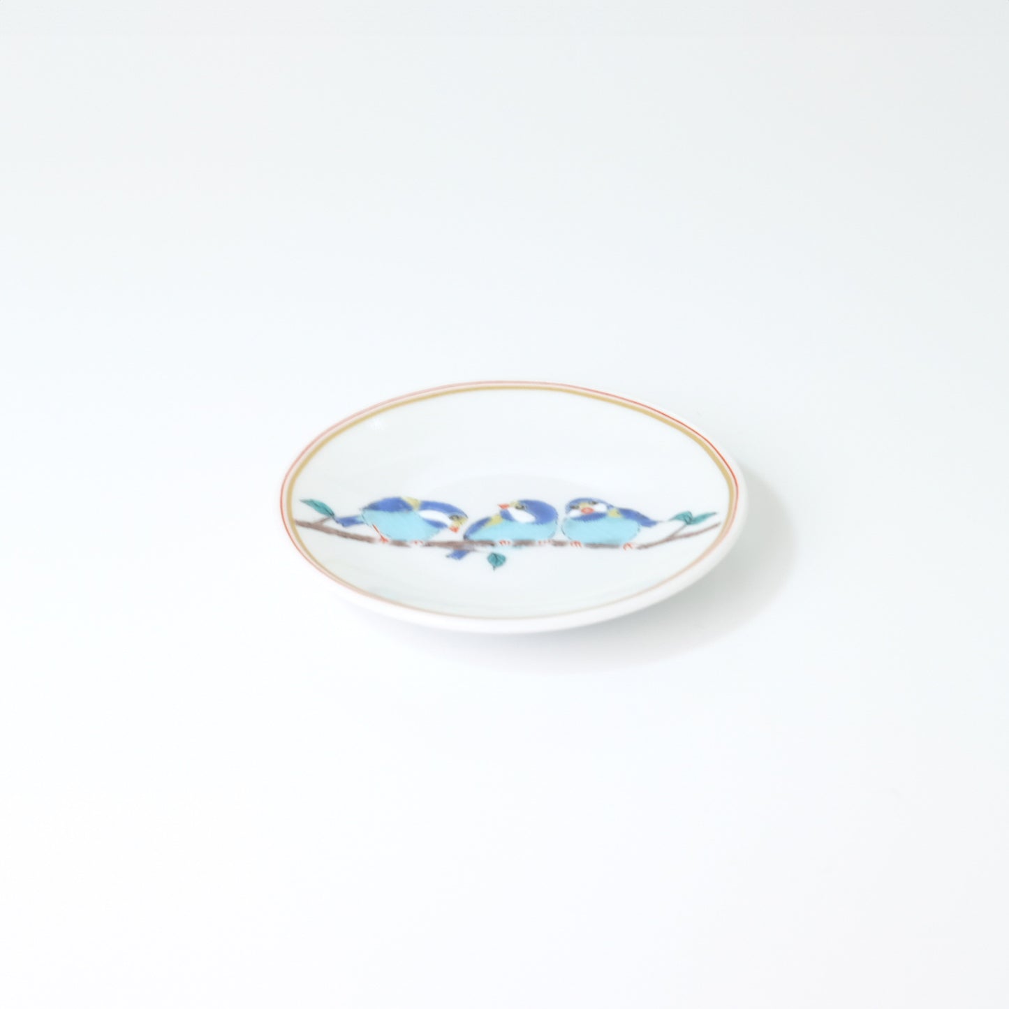 Kutani ware lucky small plate