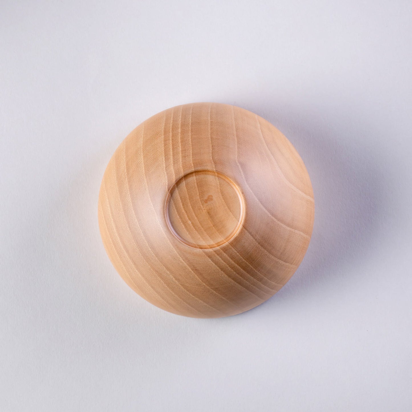 Natural wood bowl, medium