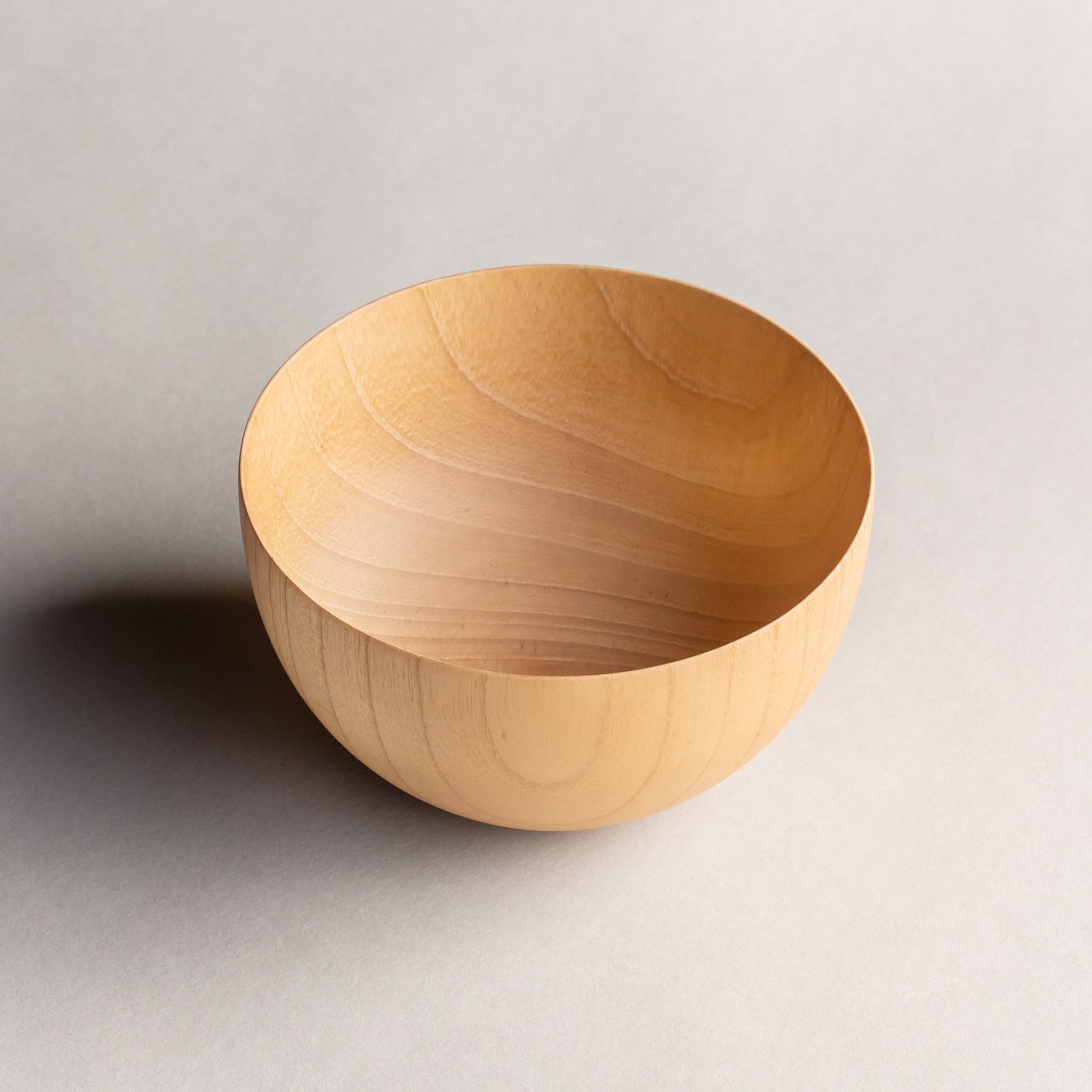 Natural wood bowl, medium