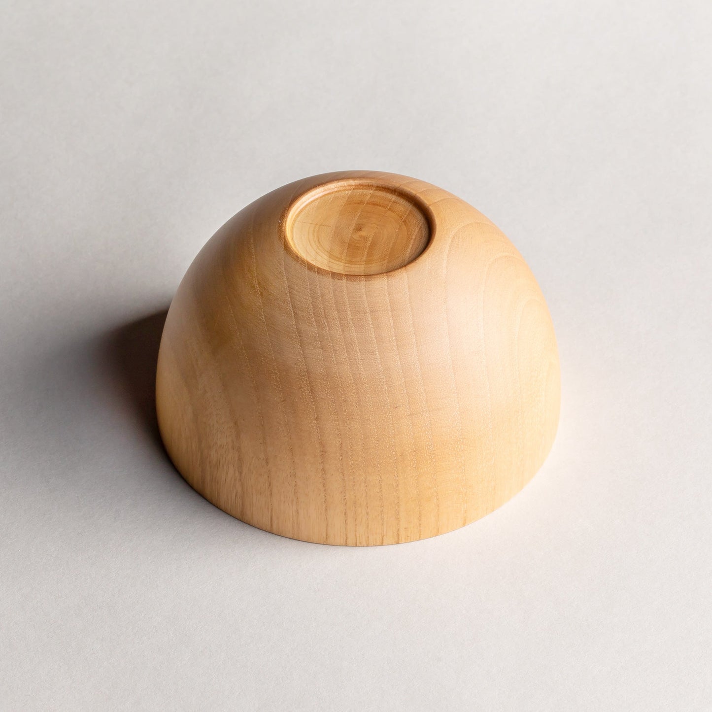 Natural wood bowl, medium