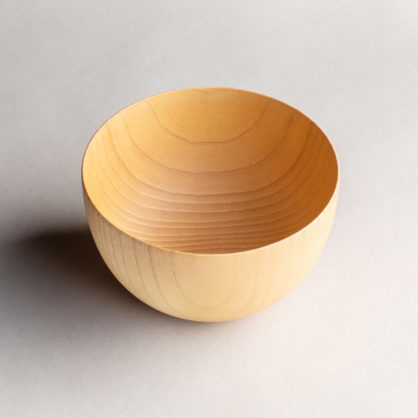 Natural wood bowl, medium