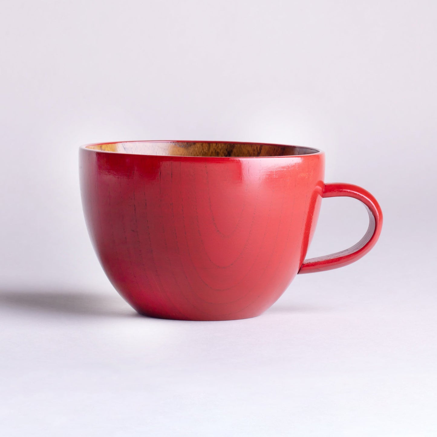 Small wooden soup cup