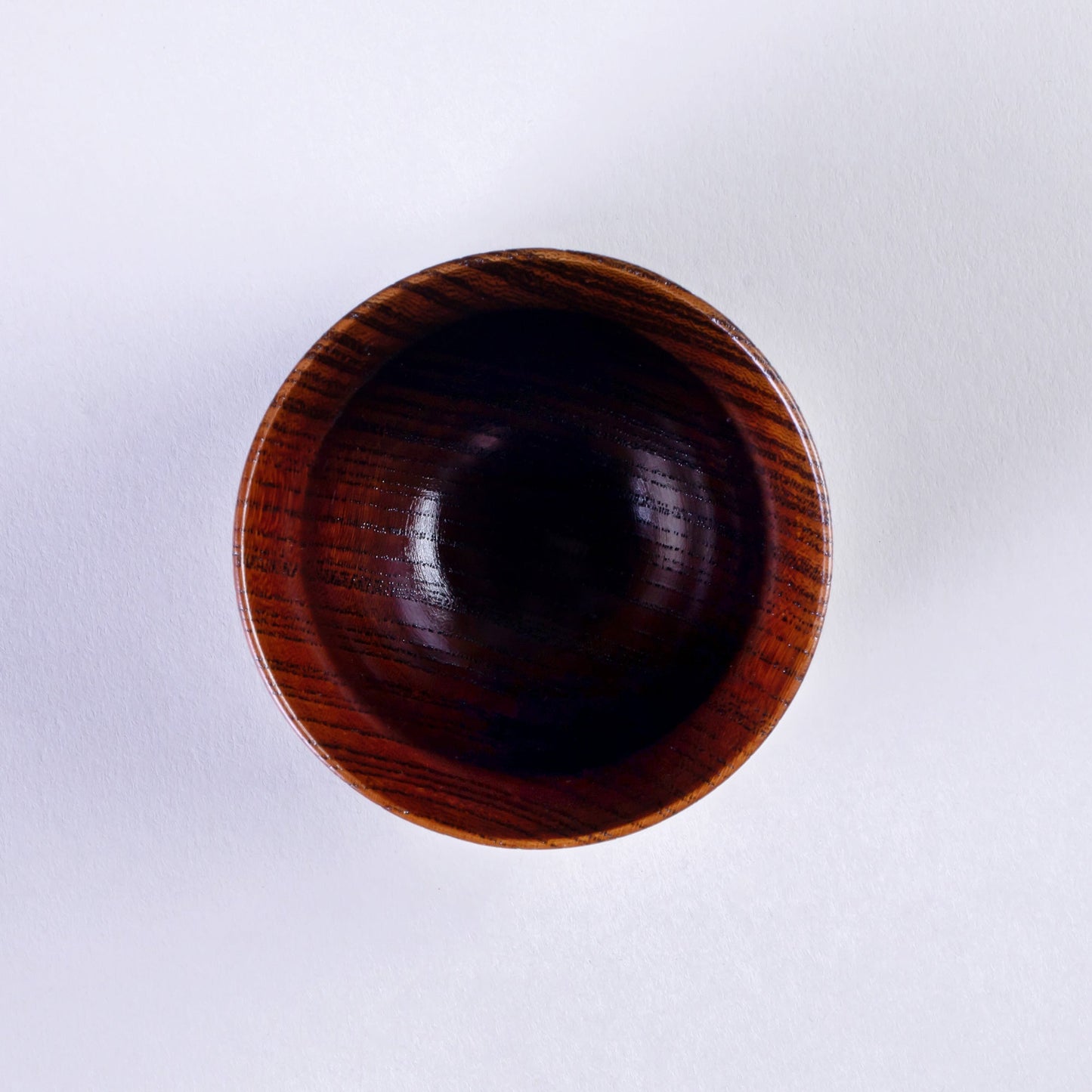 Genuine Zelkova, Uzuri-style teacup, Sensuji, medium red print