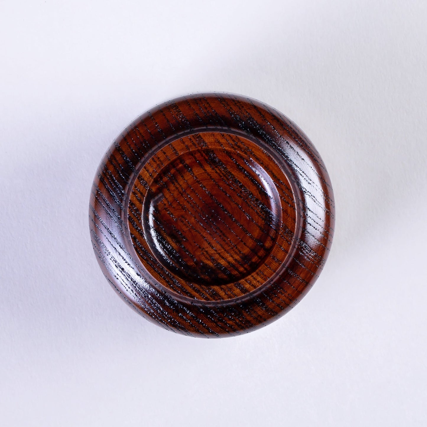 Genuine Zelkova, Uzuri-style teacup, Sensuji, medium red print