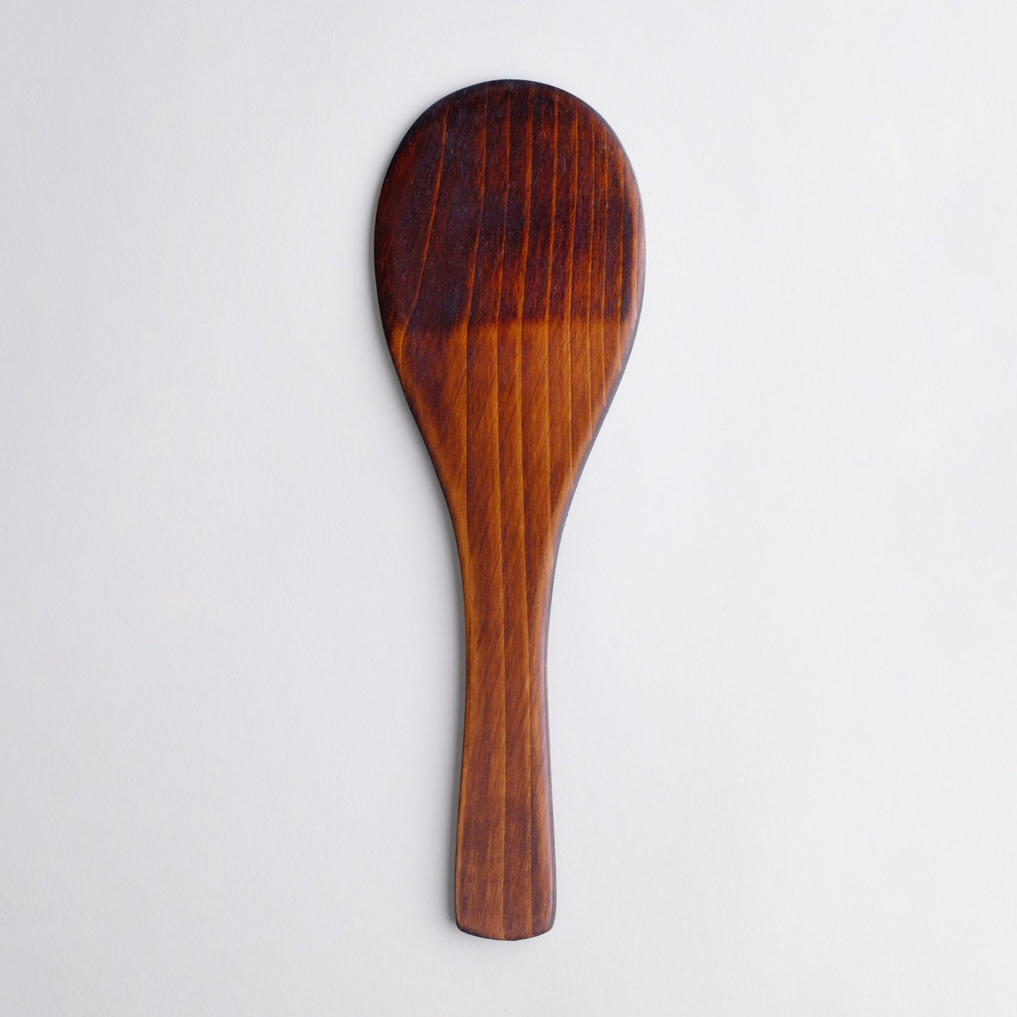 Kiso Hinoki rice scoop, small, lacquered