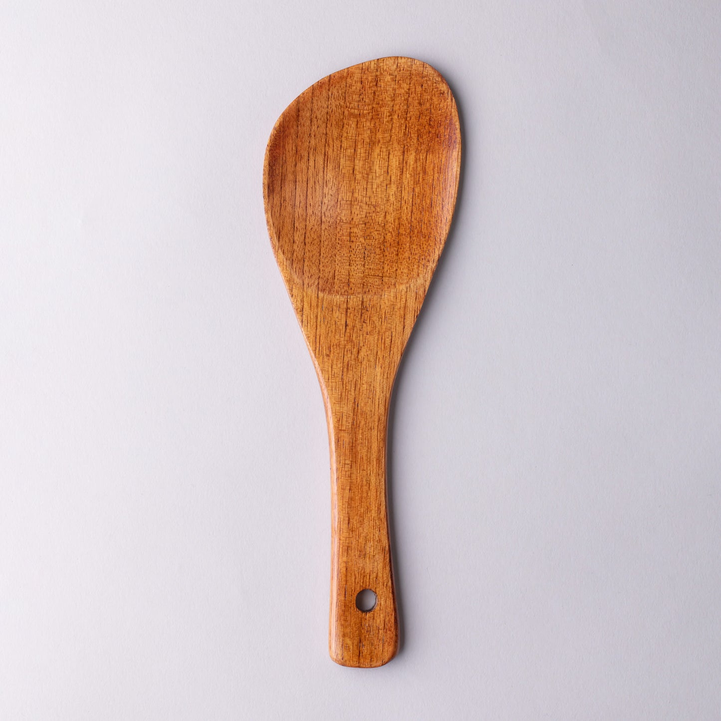 Wooden rice scoop with lacquer