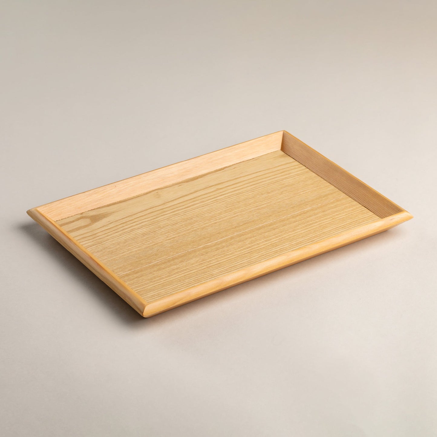 自然木 トレイ 角 中