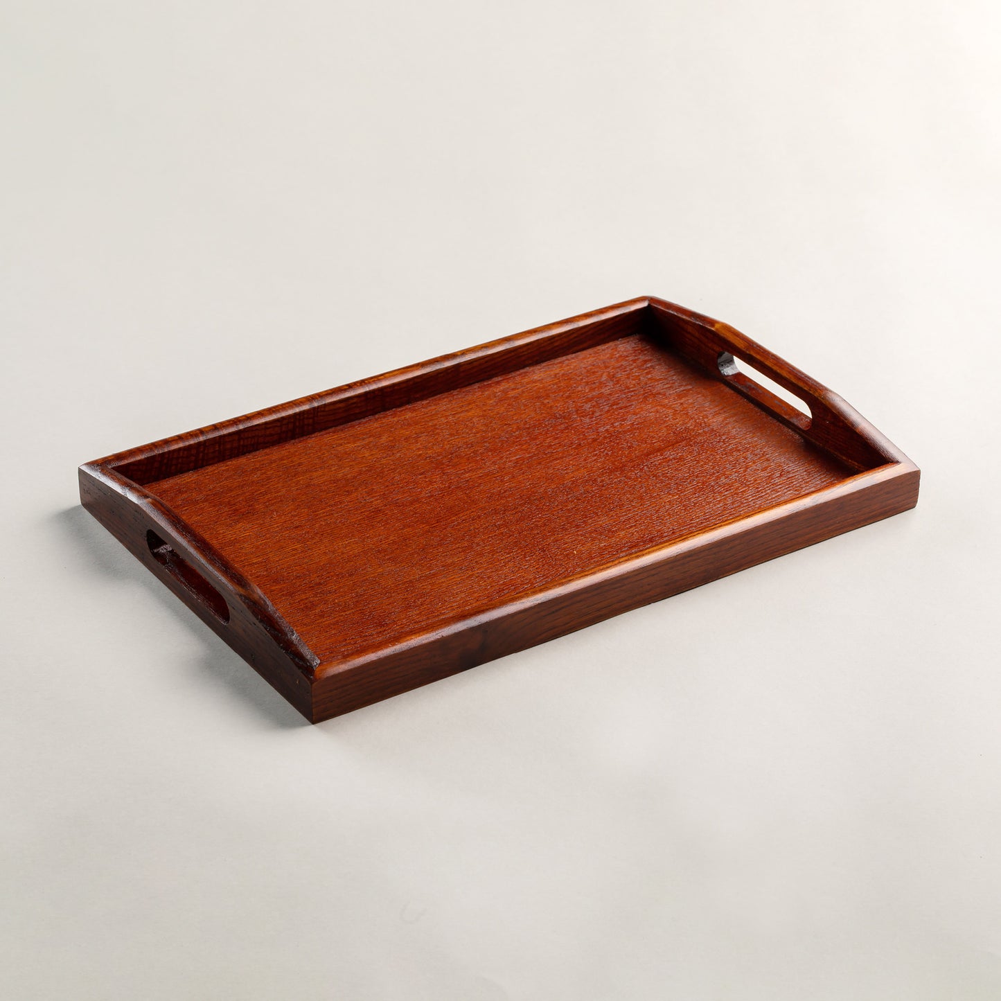 Wooden coffee tray with lacquer