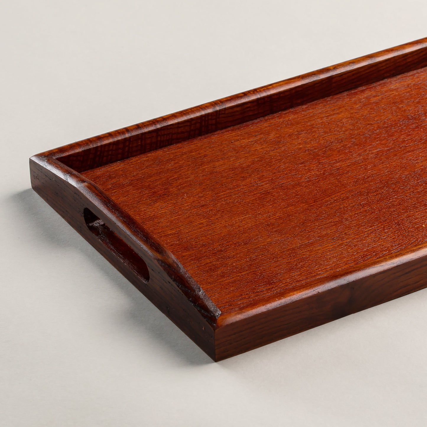 Wooden coffee tray with lacquer