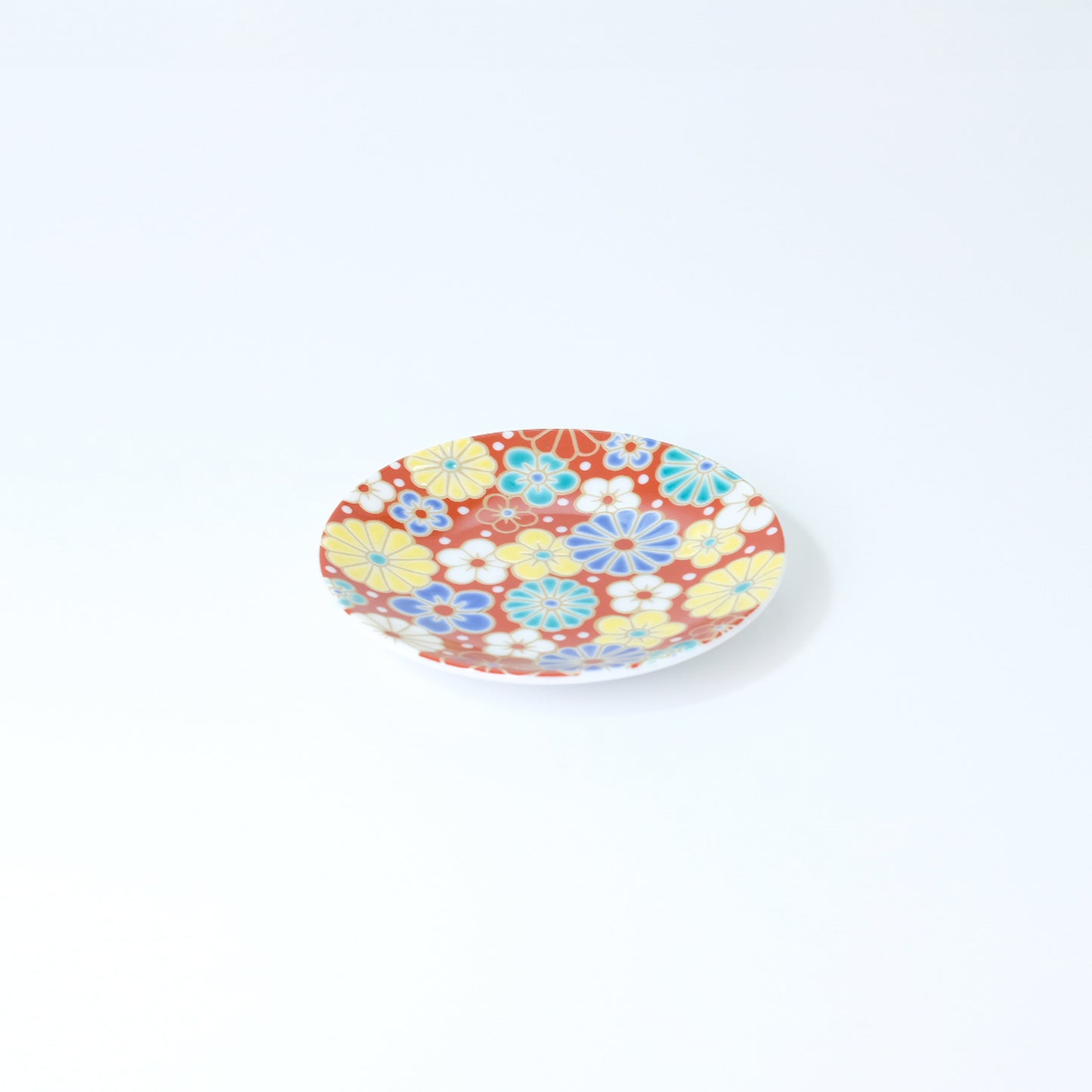 Kutani ware lucky small plate