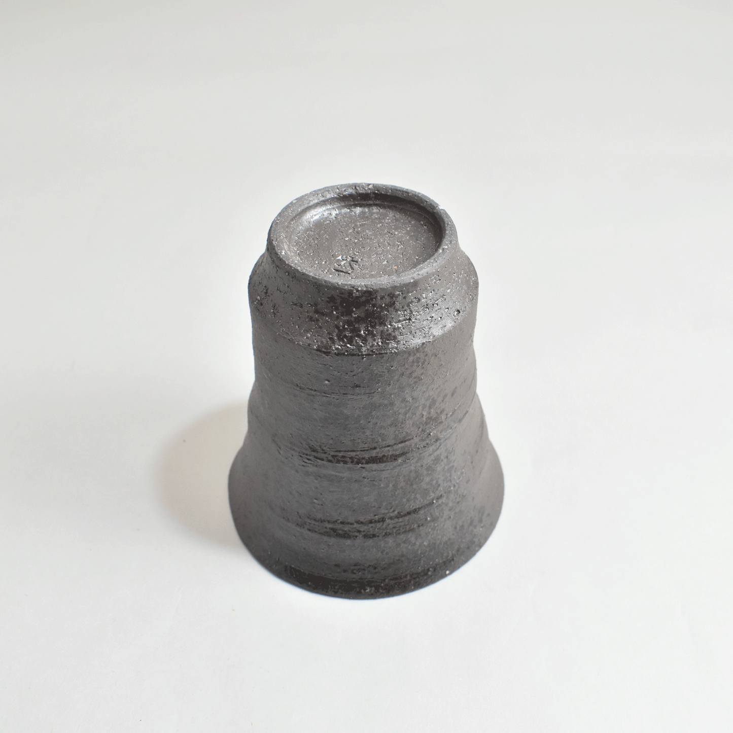 Black Pottery Shochu Cup
