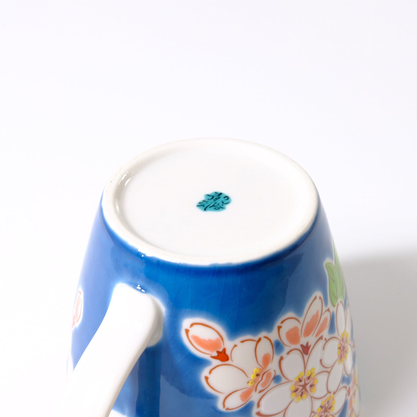 Kutani Ware Mug - Seasonal Flowers, Cherry Blossoms